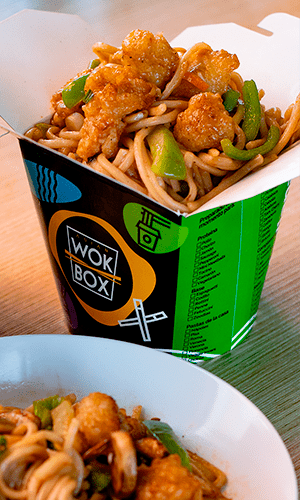 Concepto de franquicia Asian Wok Box